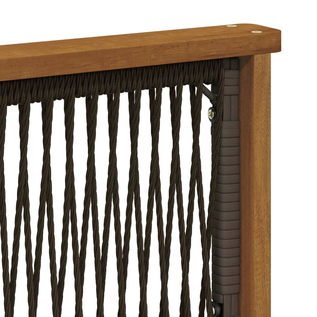 Set di divani da esterno Naturale 249 x 162,5 x 73 cm 3383202