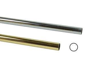 TUBO ARMADIO TONDO  ø mm.20  mt.3 di altezza cromato