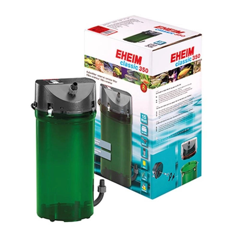 Eheim Classic 350 - Filtro Esterno  Completo di Materiale Filtrante 15w 620 L/H per Acquari fino a 350 Litri