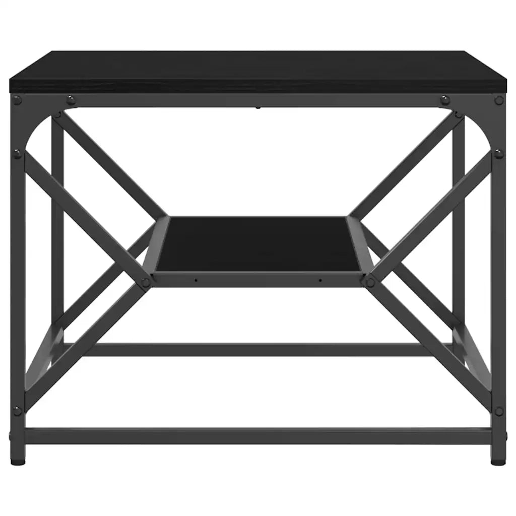 Tavolino da salotto Rovere Nero 51 x 50 x 40 cm 868225