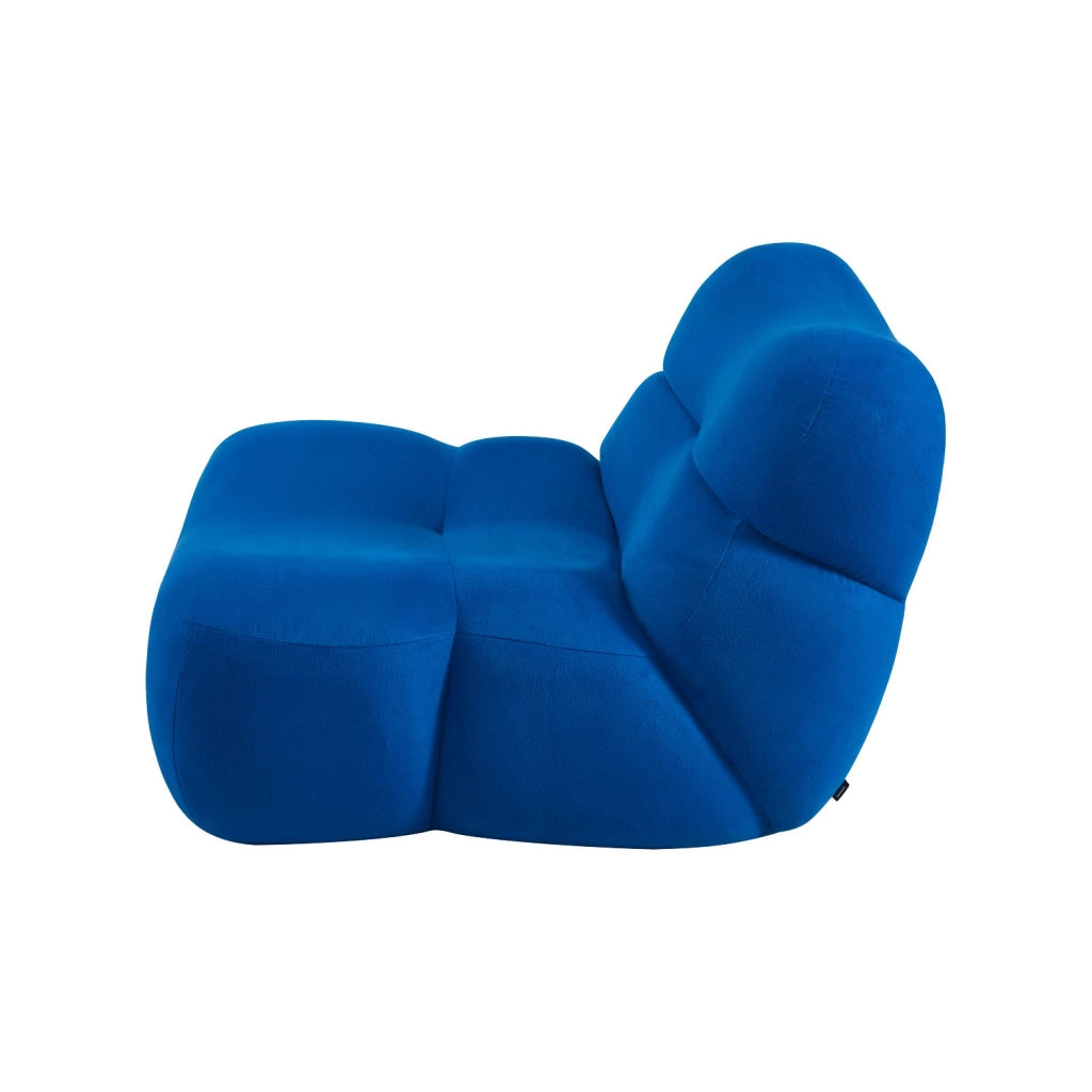 Poltrona in tessuto, blu elettrico