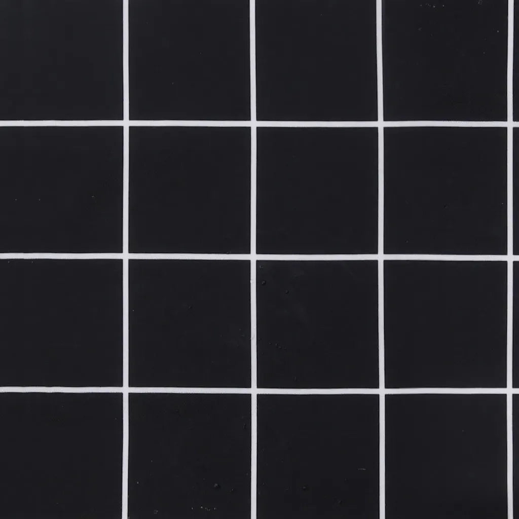 Cuscini Scatter a scacchi 4 pcs Quadro Nero 60 x 60 cm 360419