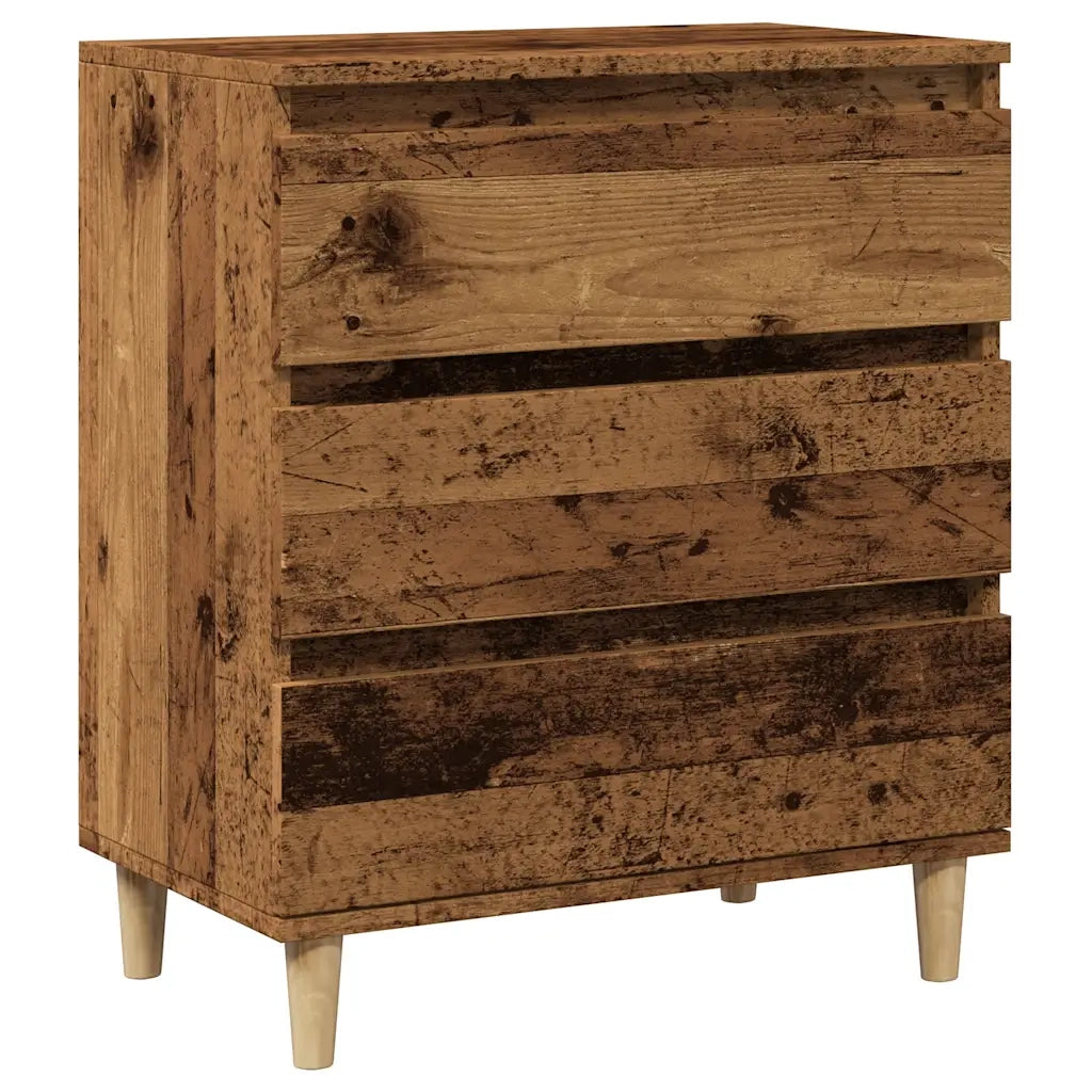 Credenza Legno Vecchio 60x35x70 cm in Legno Multistrato 856480