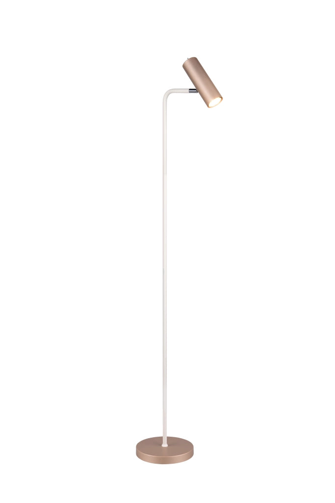 Lampada da terra MARLEY caffè 151cm faretto GU10 Trio