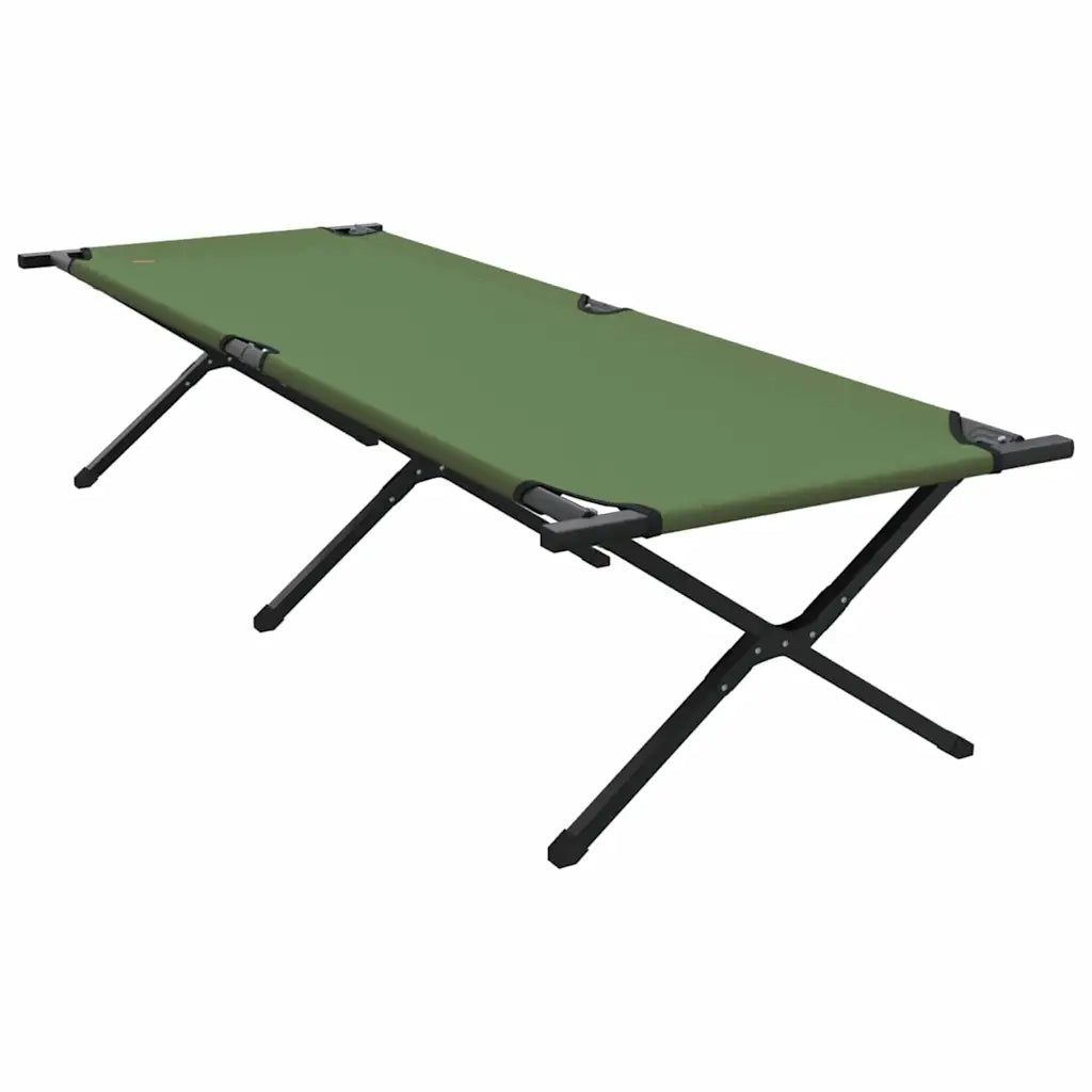 Letto da campeggio pieghevole Verde 210 x 80 x 46 cm 42003190