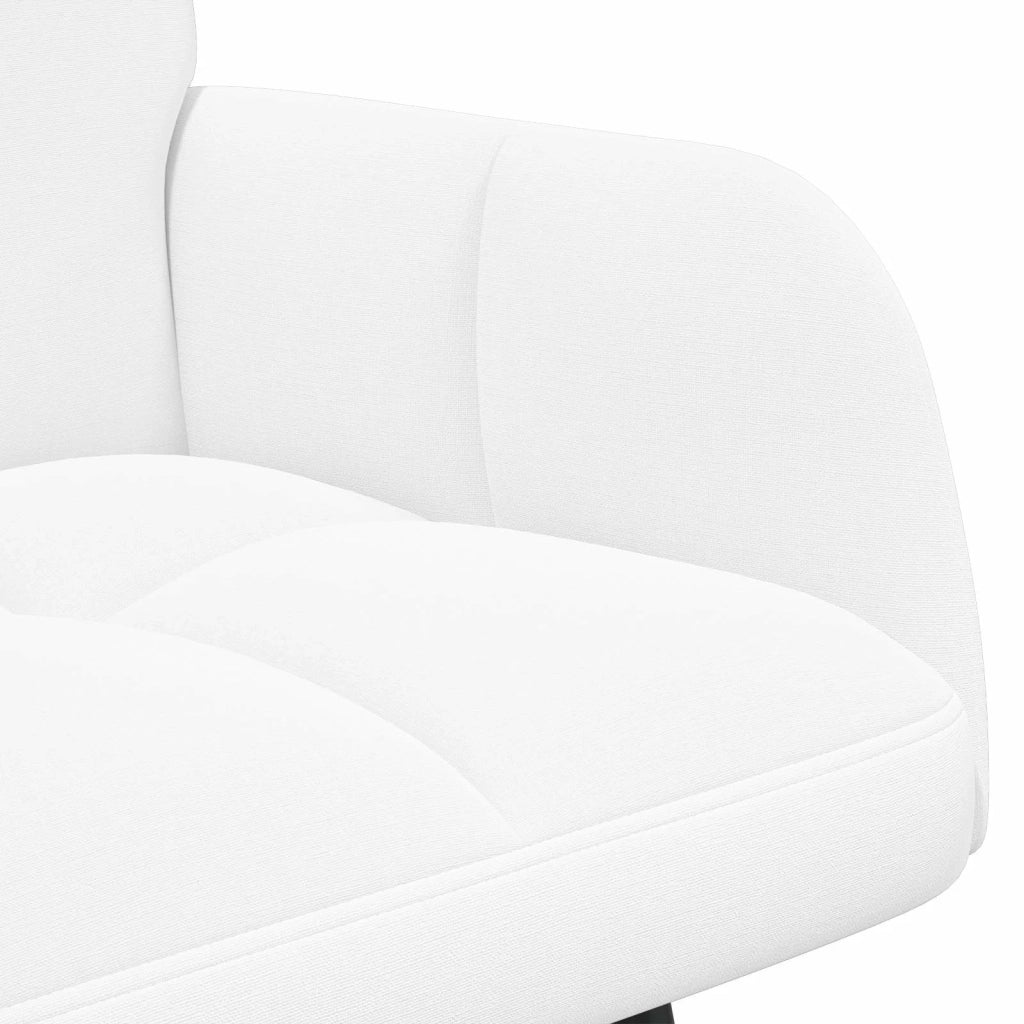 Sofa a Due Posti Bianco 115 x 61 x 87 cm Tessuto 42028938