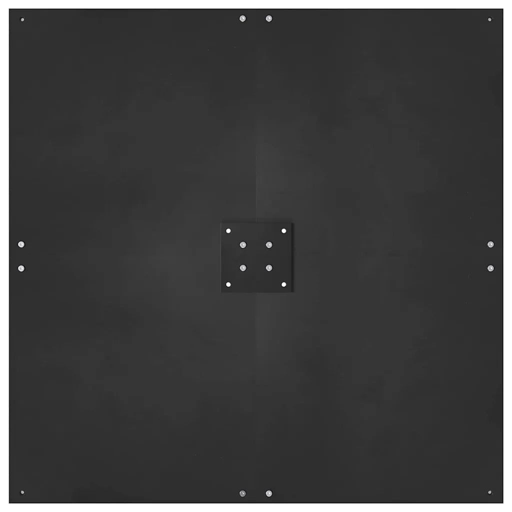 Base per ombrellone Nero 100 x 100 x 4 cm Acciaio 3407830