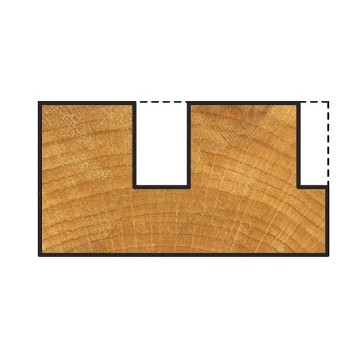 FRESA D.10MM H15MM SCANALATURE LEGNO/PLASTICA