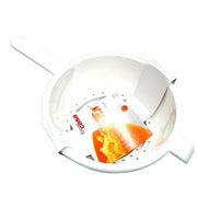 Scolapasta con manico Ø 24 cm colore bianco