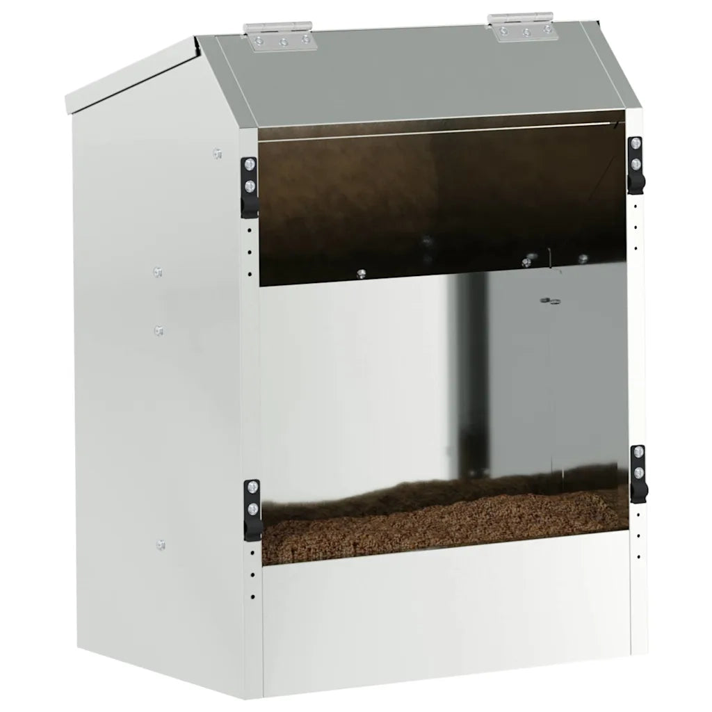 Mangiatore per conigli Argento 64.5 x 25.5 x 45.5 cm 874593