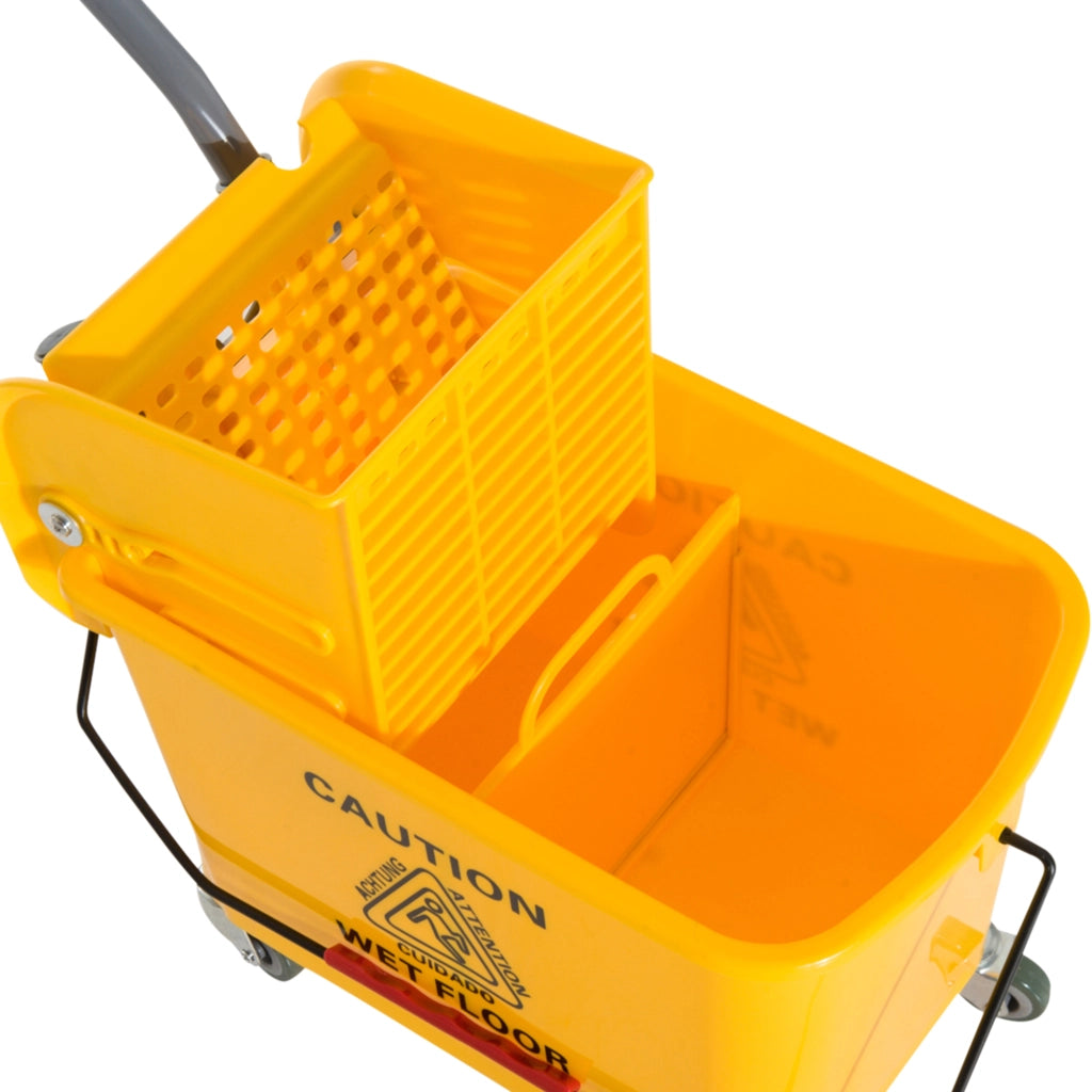 Carrello Lavapavimenti Professionale con Secchio ¨C Minimal ¨C Giallo 60x27x70.5 cm