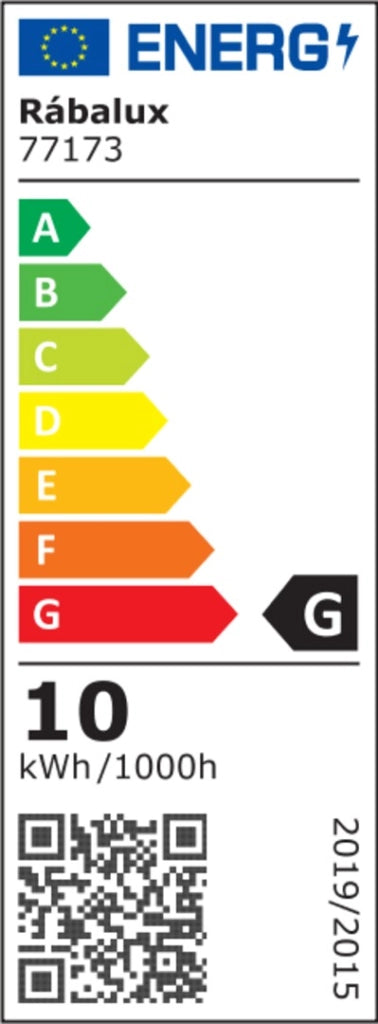 Lampione da giardino moderno nero 67cm LED 10W IP54 Rabalux