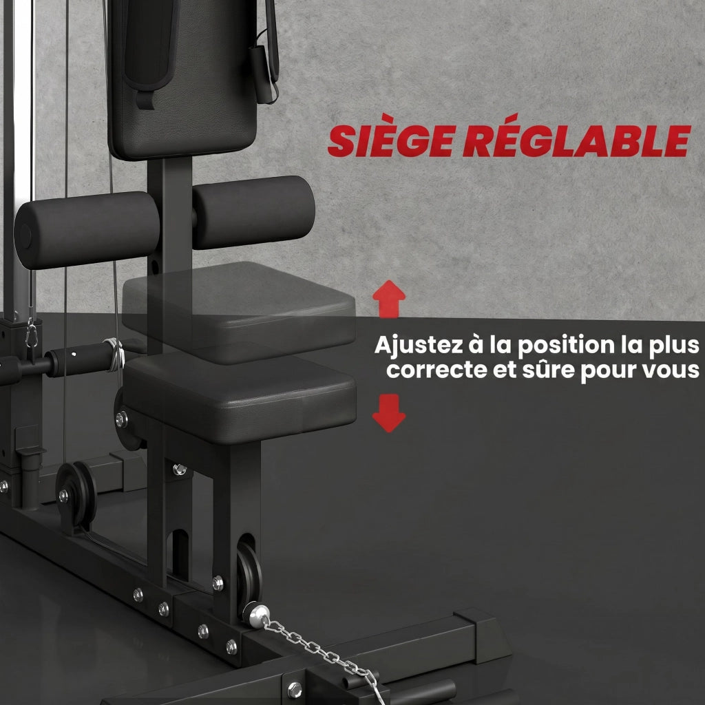 Macchina per Lat Pulldown ¨C Minimal ¨C Nero