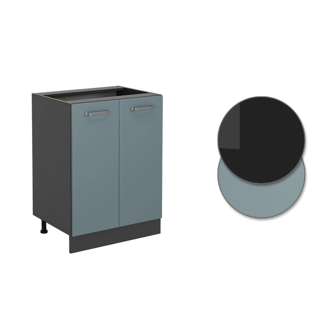 Vicco Mobiletto base cucina Grigio-blu 60 cm , PL Antracite