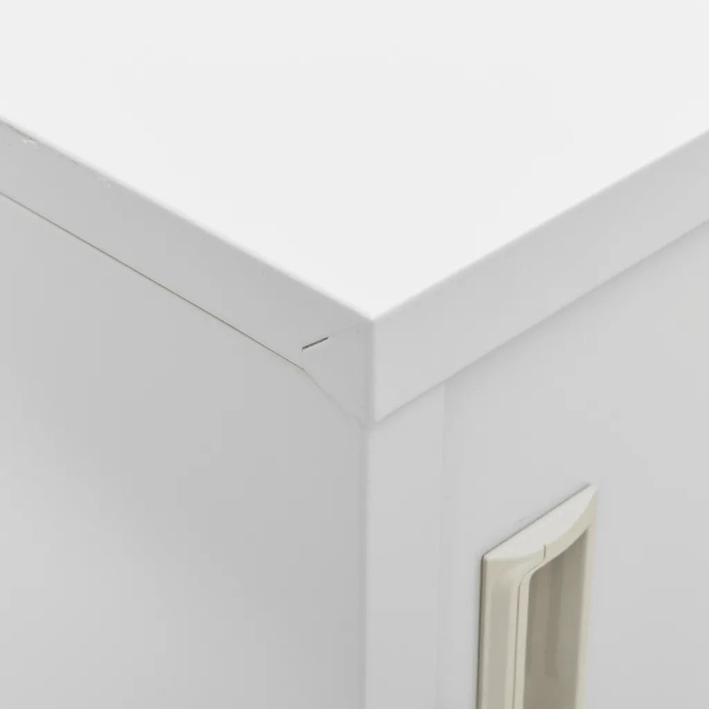 Armadietto con Chiave Grigio Chiaro 90x45x92,5 cm in Acciaio 336440