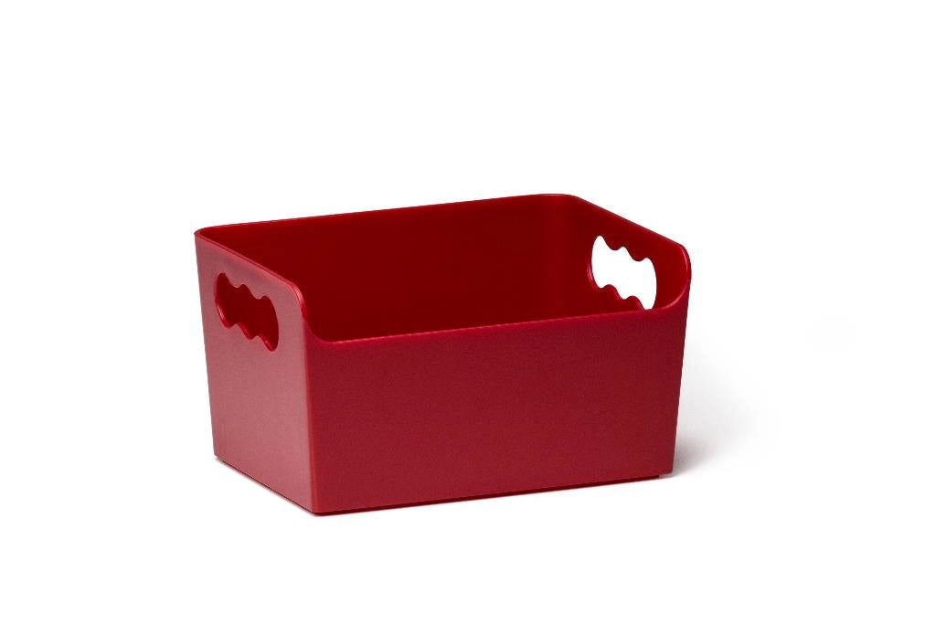 Contenitore organizzatore con manici tibox Rosso 15,5 cm
