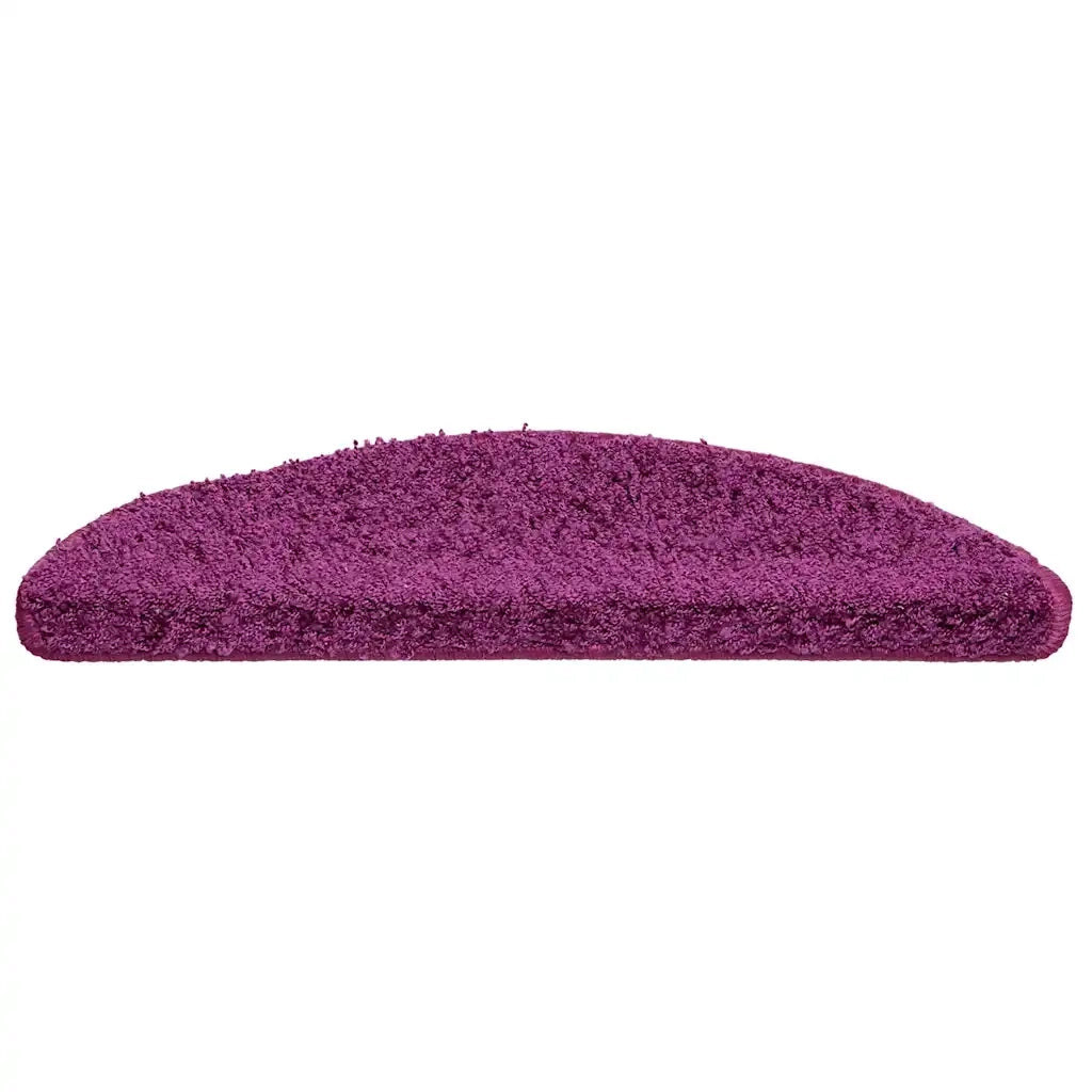 Tappetini per scale 30 pz 56x17x3 cm Viola Semicircolari 3365804