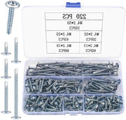 Assortimento di viti autoalunganti 220 pz.