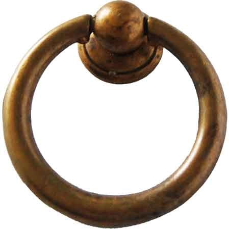 MANIGLIA PER MOBILI '09202' 40x46 mm - Ottone antico - METAL GROUP