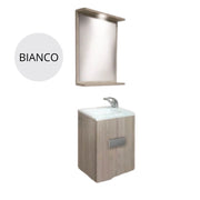 Mobile bagno sospeso Charlie colore bianco 42x24x65H