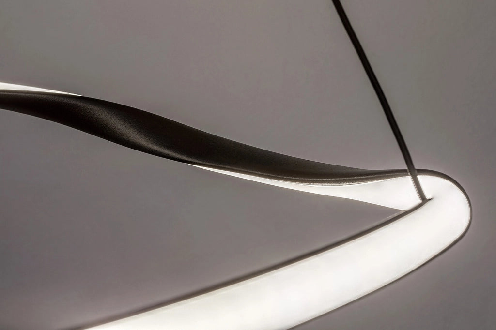 Lampada a sospensione Rabalux Mirossi LED 40W Ø81 nera