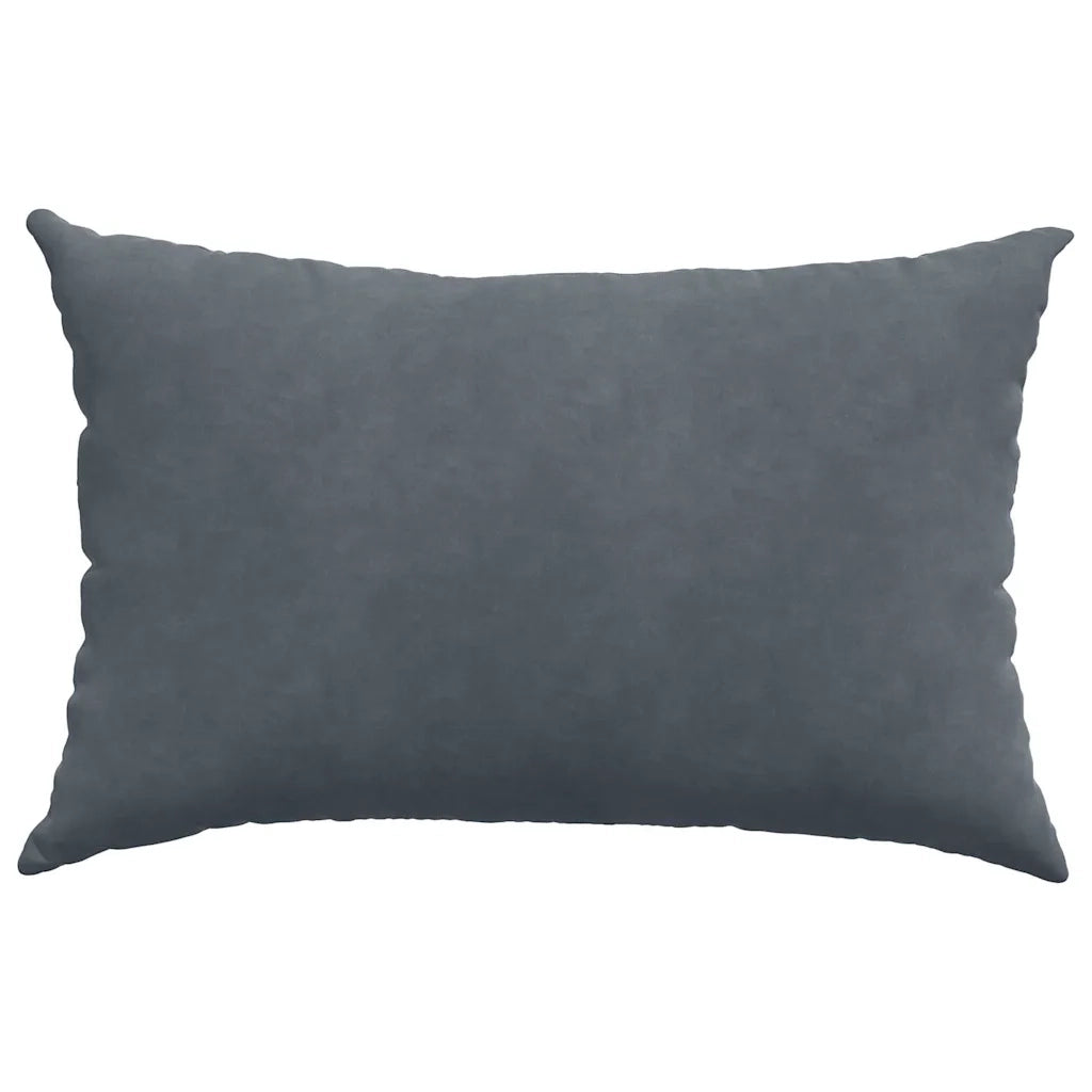 Cuscini da Divano 2 pz-Set di 2 Cuscini per Sofa Grigio scuro 60 x 40 cm 600180