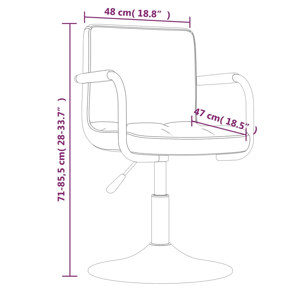 Sedia da Pranzo Nera in Velluto 3087938