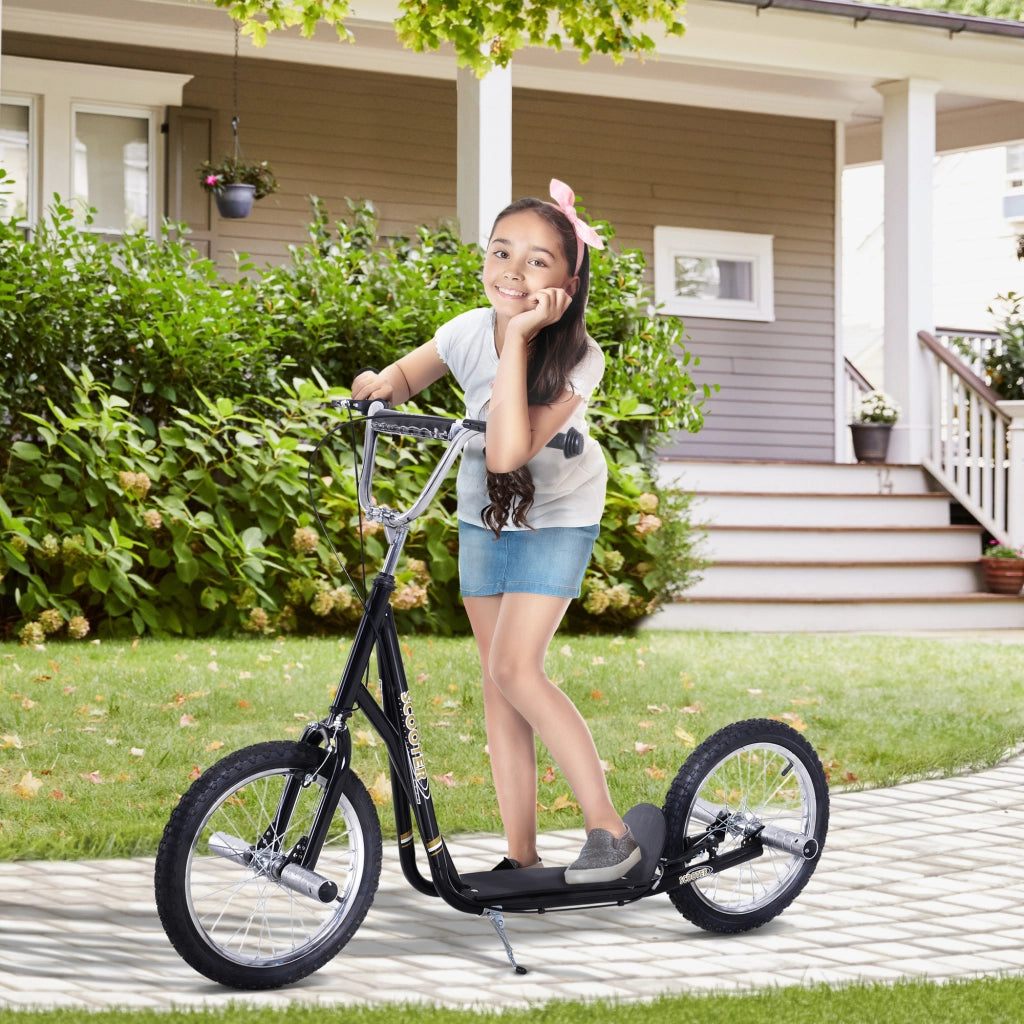 Trottinette Grandi Ruote Pneumatiche ¨C Minimal ¨C Acero Nero