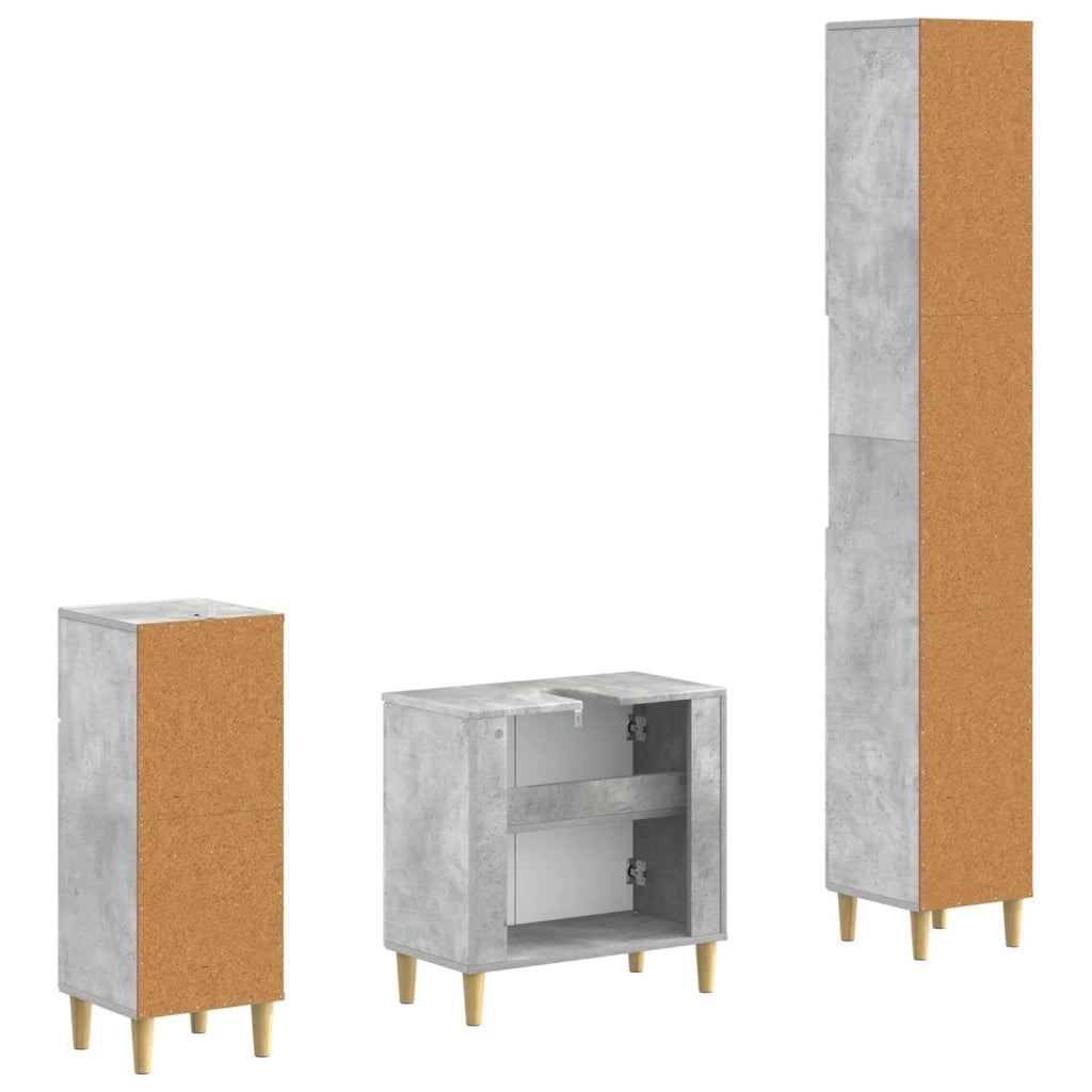Set di armadietti da bagno in 3 pezzi ARNHEM 3417849