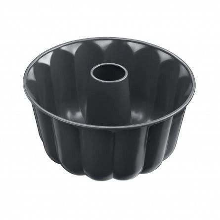 Kaiser 2300637167 La Forme Plus Stampo per Ciambellone Acciaio Antiaderente 24 cm Capacita' 3,6 L colore Nero