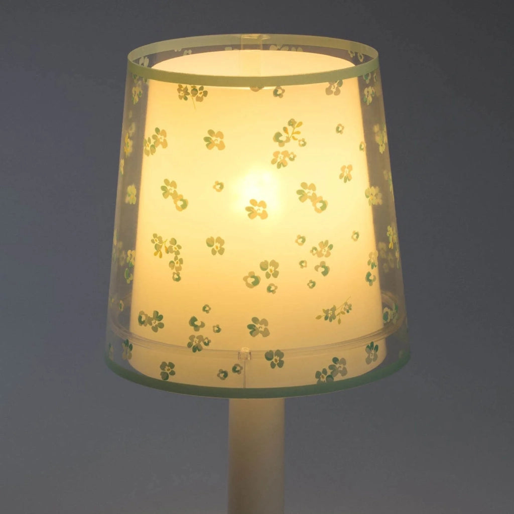 LÚZETE - LAMPADA DA TAVOLO DREAM FLOWERS PER BAMBINI E14 VERDE