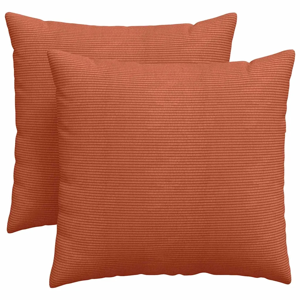 Cuscini da Divano 2 pcs Rosso Arancio 45 x 45 cm 42013953