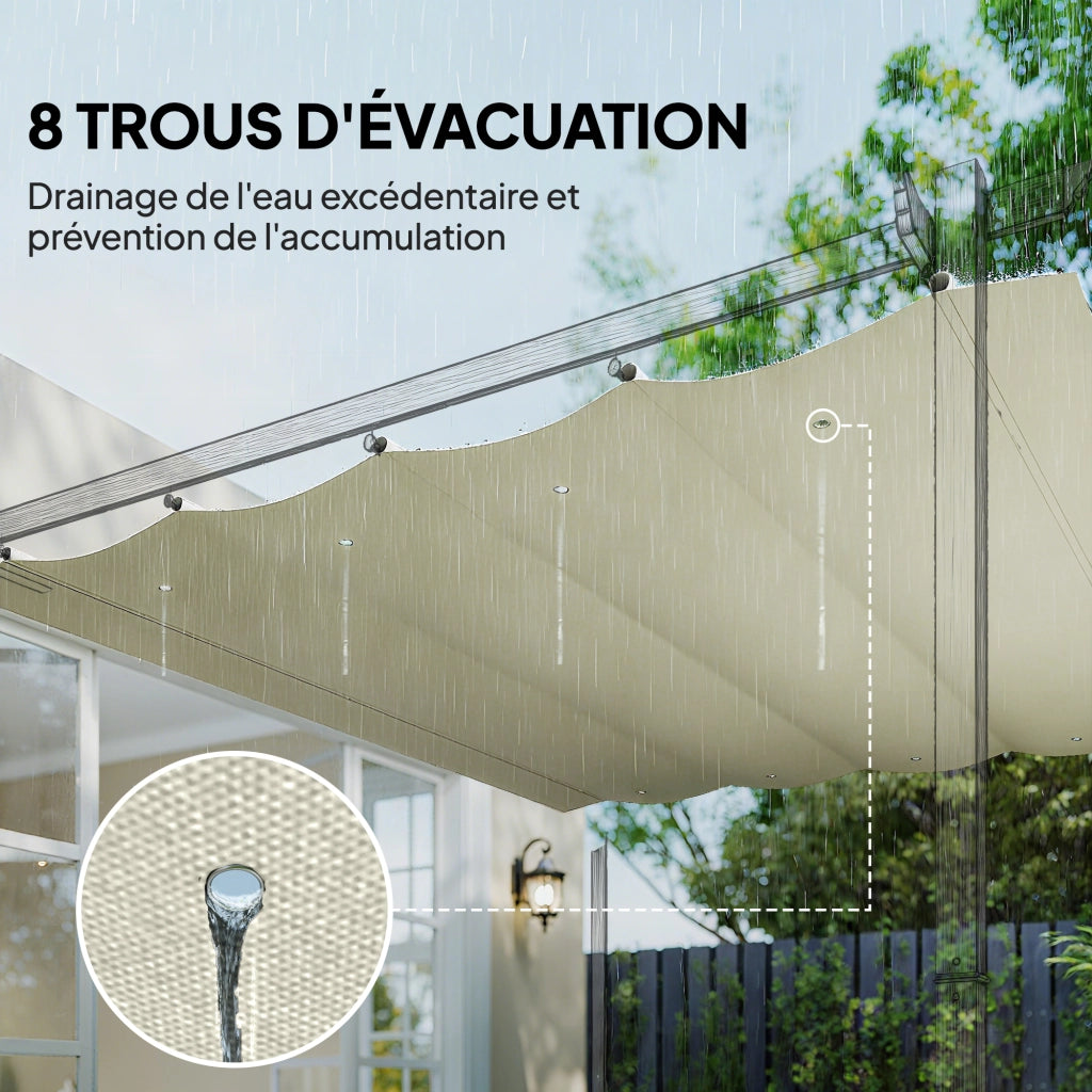 Telo per Pergola ¨C Minimal ¨C Grigio 300x200 cm