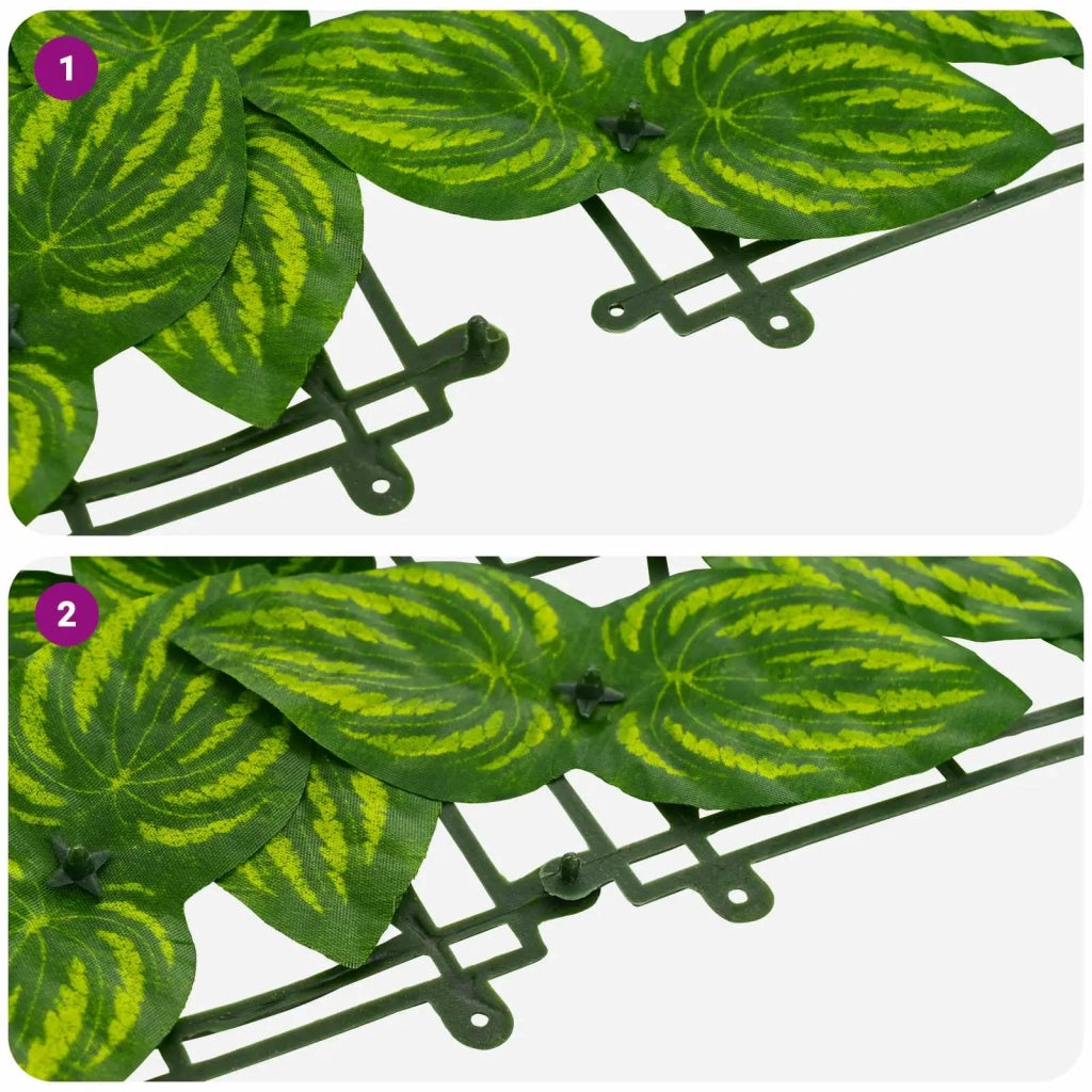 Schermo per balcone con foglie Verde e Giallo 200 x 100 cm 42040642