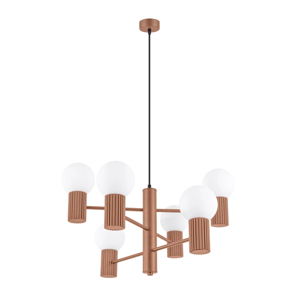 Lampadario HALO 6 moka