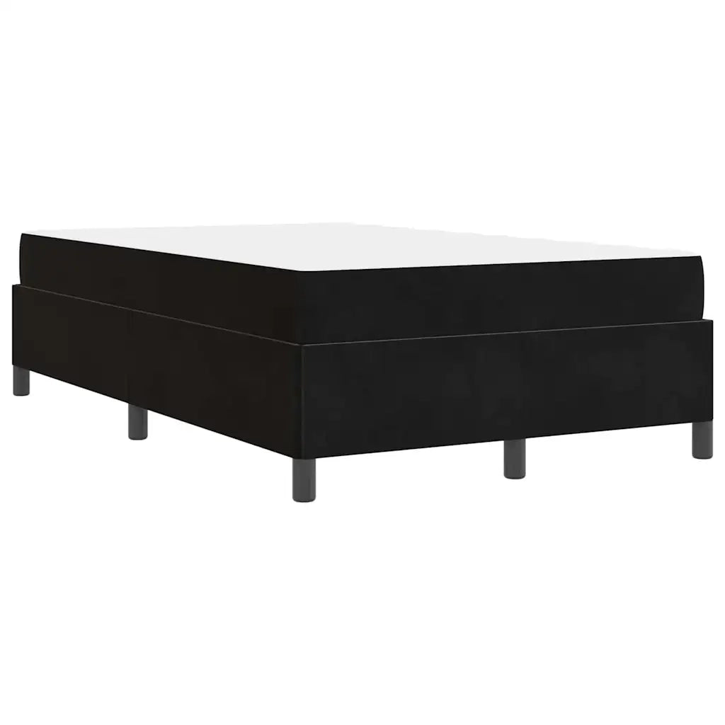 Struttura del letto con materasso Nero 120 x 190 cm Tessuto 3399050