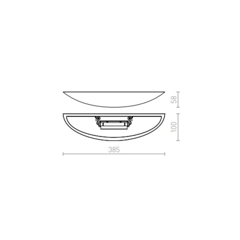 Lampada SID da parete gesso 230V R7s 78mm 48W