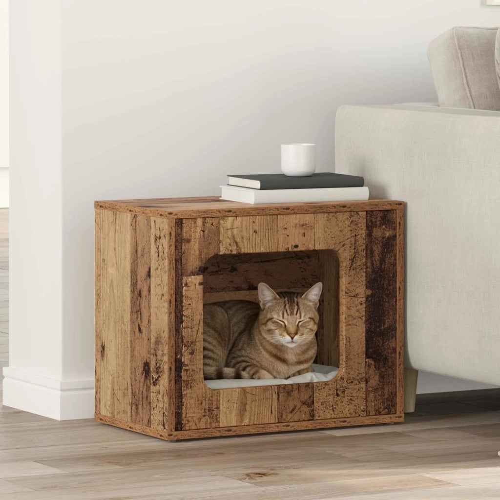 Casa per Gatti Legno vecchio 51 x 30 x 42,5 cm 8000651