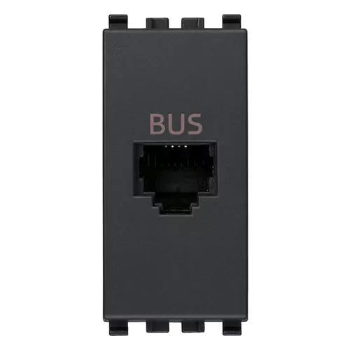 VIMAR EIKON - PRESA RJ11 SPECIALE PER BUS GRIGIO