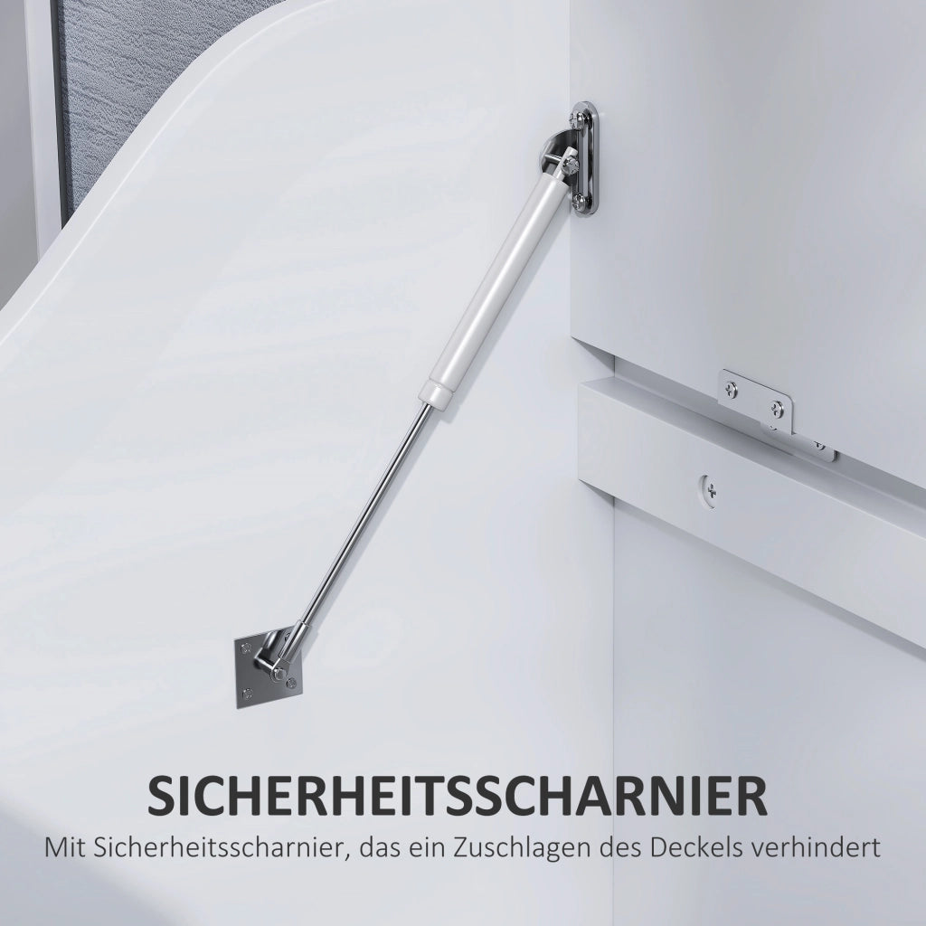Cassa in legno con coperchio ¨C Minimal ¨C bianco