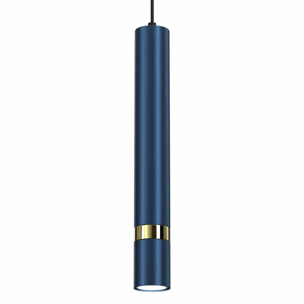 Lampada a sospensione Milagro Joker MLP7725 blu oro