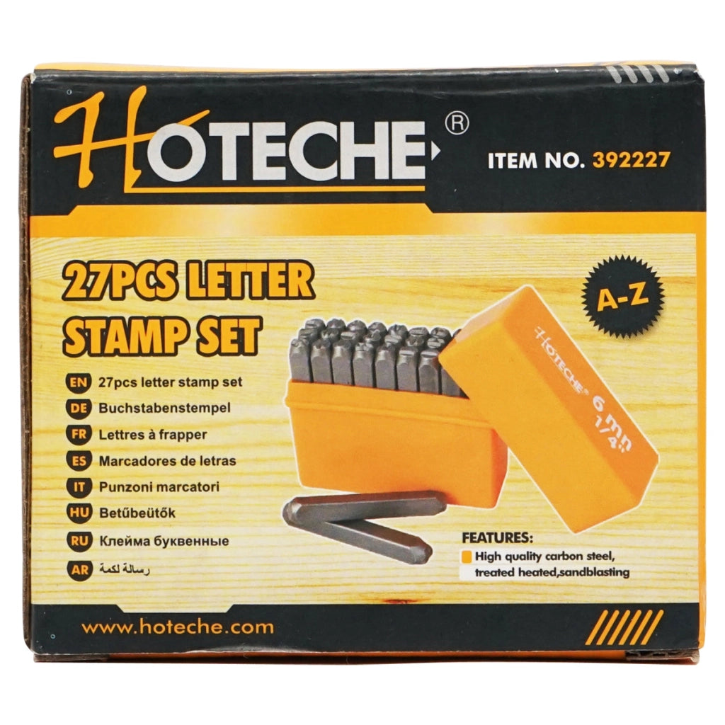Set di 27 lettere dalla A alla Z, 6 mm, Hoteche