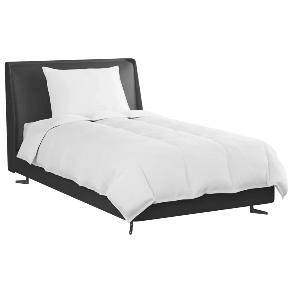 Piumone | Duvet Invernale con cuscino 2 pz Bianco Piuma d'anatra