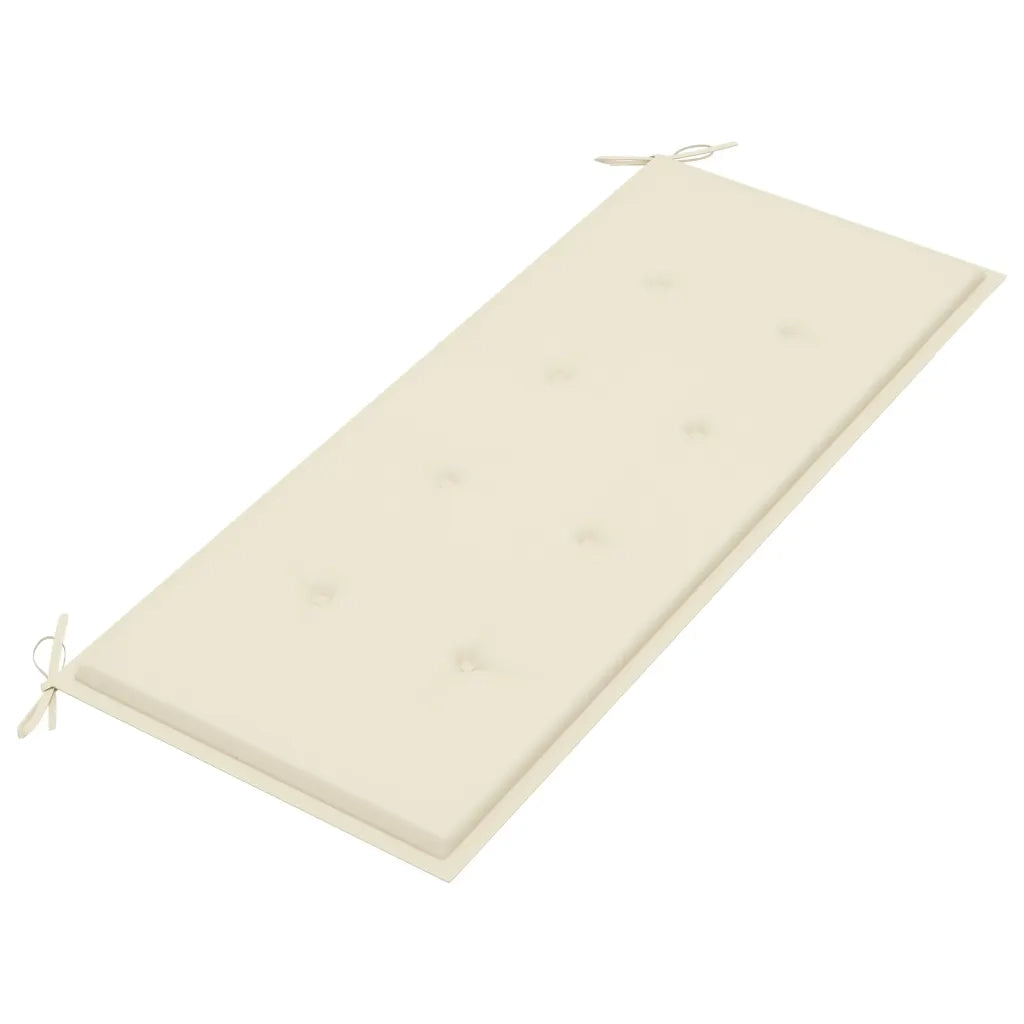 Panchina da Giardino | Panca da Giardino con Cuscino 120 cm in Bamb¨´