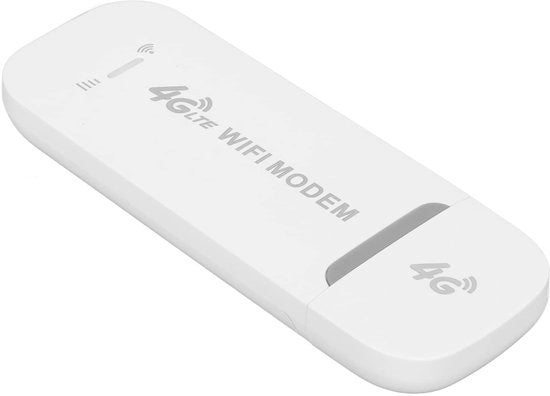 Adattatore Wi-Fi USB - Adattatore di Rete Senza Fili - 150 Mbps - Bianco - Dongle - Compatibile con PC e Laptop - Supporta 10 Utenti