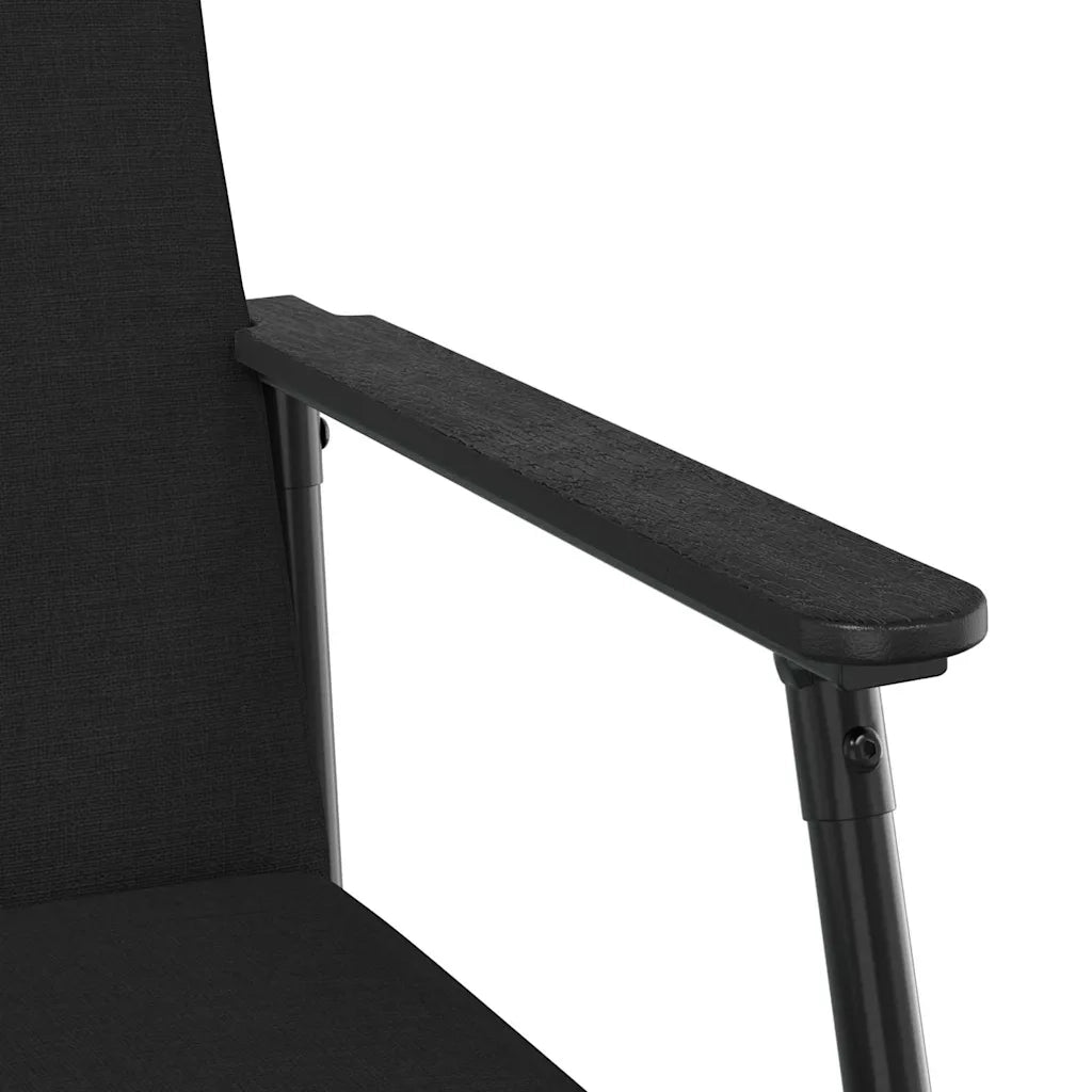 Poltrona | Sedia Relax Nero Tessuto