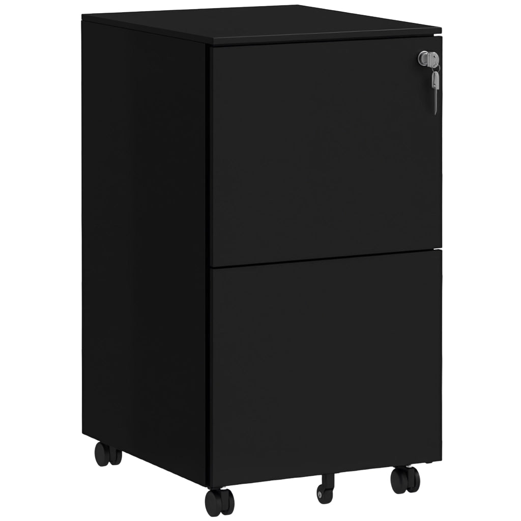 Cassettiera con ruote ¨C Minimal ¨C nero 37x43.5x67.5 cm
