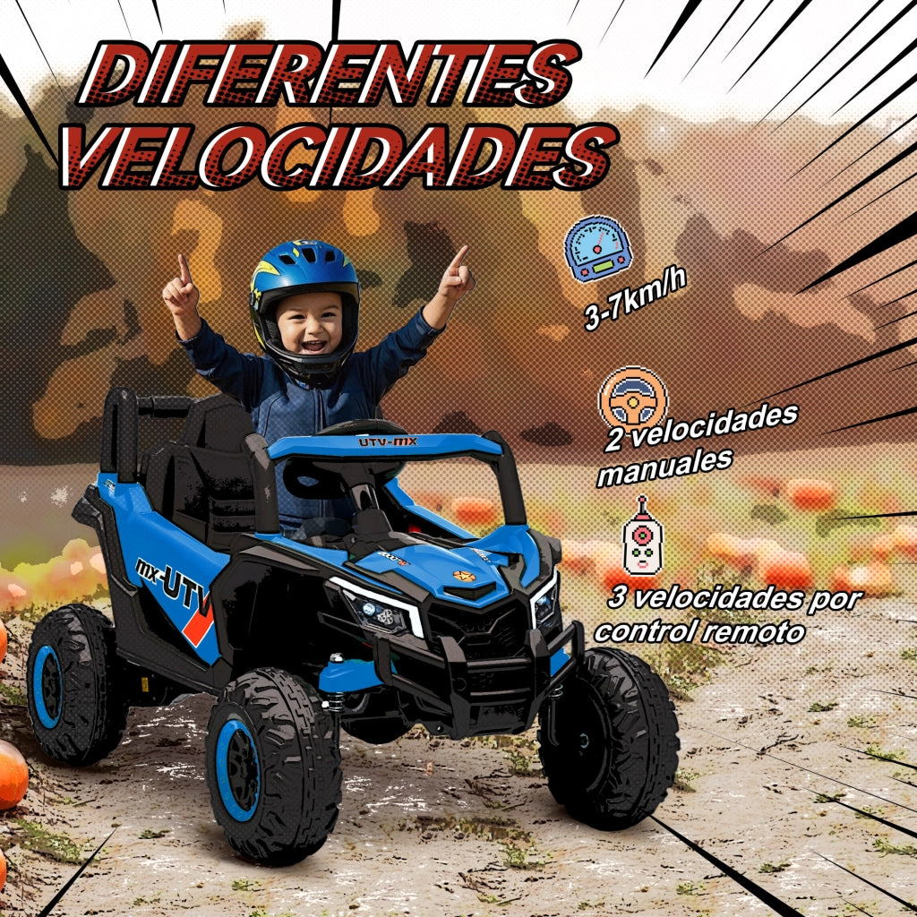 Auto Elettrica per Bambini UTV 12V ¨C Xylo ¨C Blu con Telecomando 2,4G