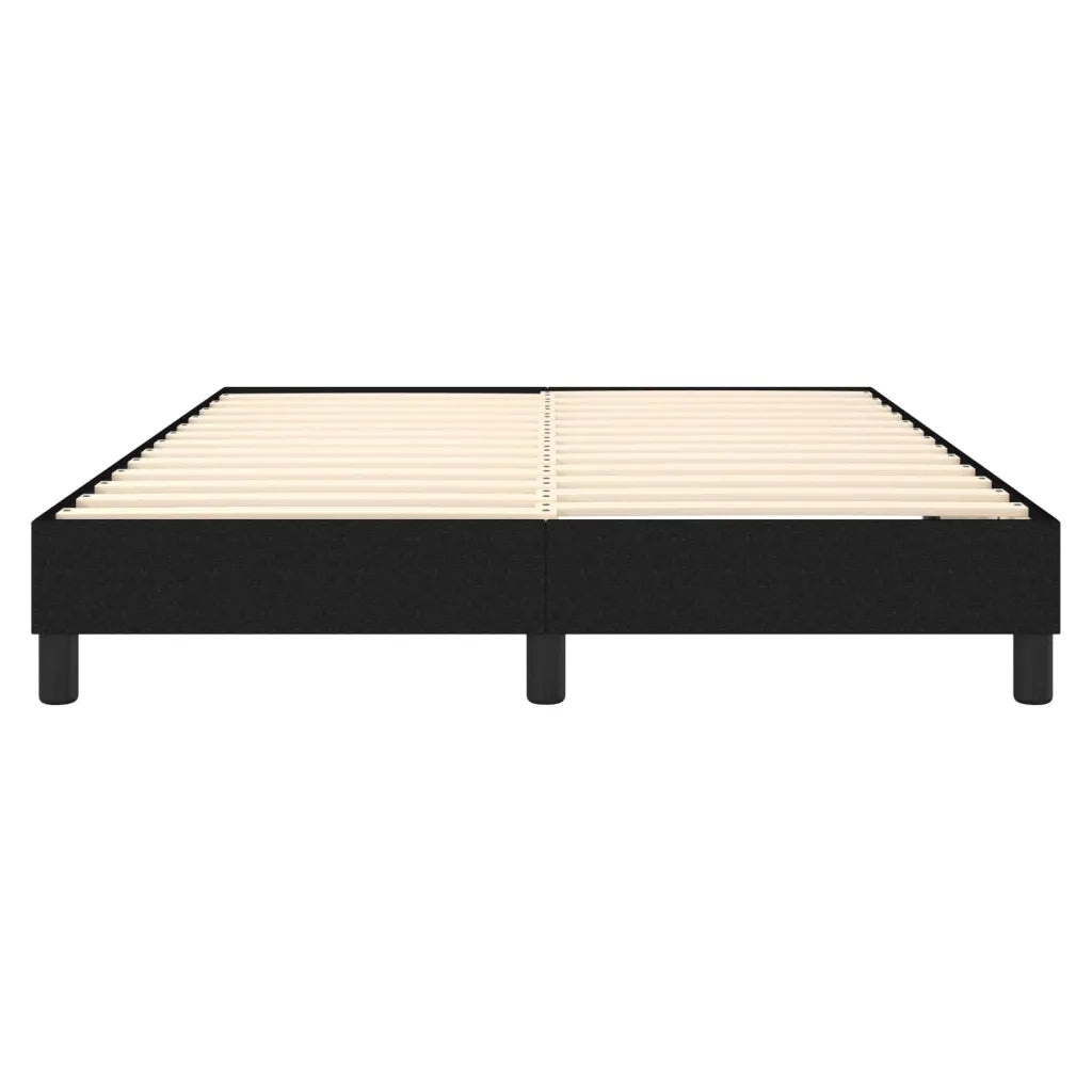 Struttura Letto a Rete a Molle Nero 140x190 cm in Tessuto 3120510