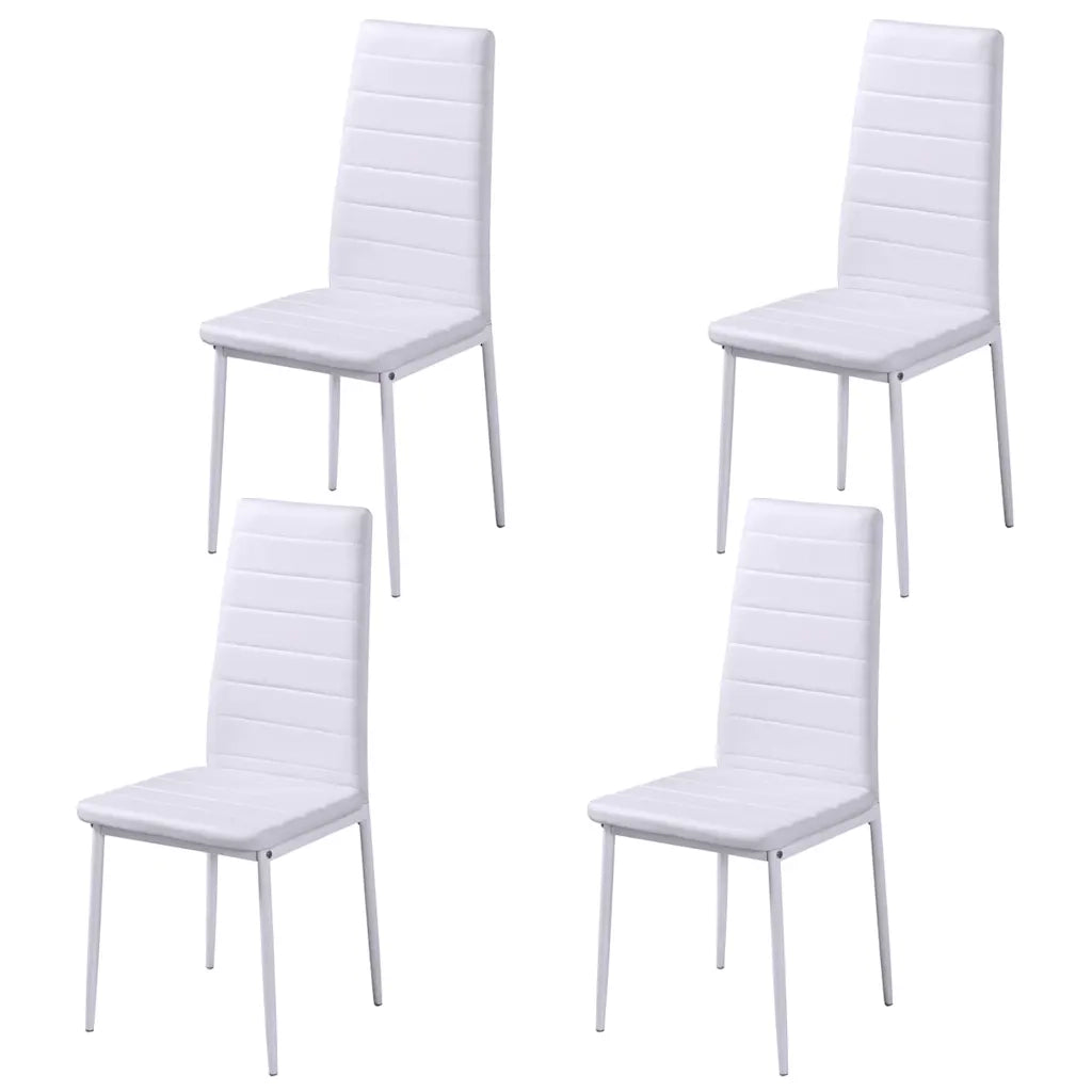 Set Tavolo da Pranzo 5 pz Nero e Bianco CFW3261984